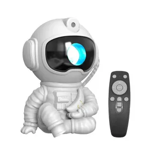 مصباح نجمة العارض ضوء الليل سديم الغلاف رائد فضاء غالاكسي العارض Astronaut Galaxy Projector Lamp Star