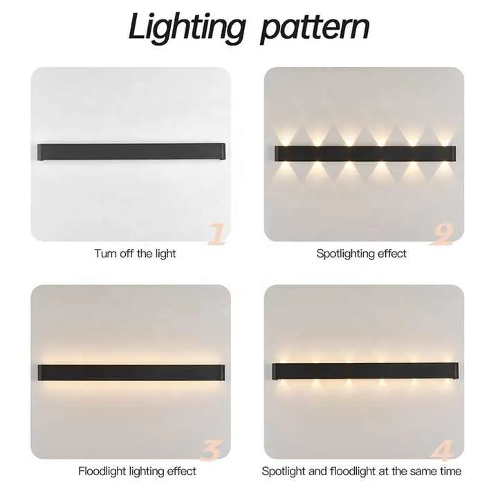 أضواء جدارية خارجية طويلة Long Outdoor Wall Lights