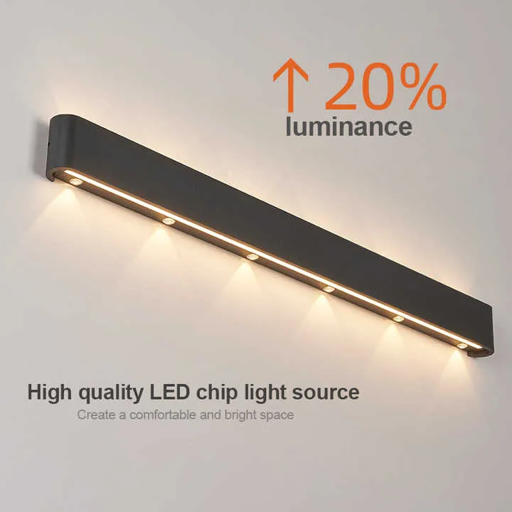 أضواء جدارية خارجية طويلة Long Outdoor Wall Lights