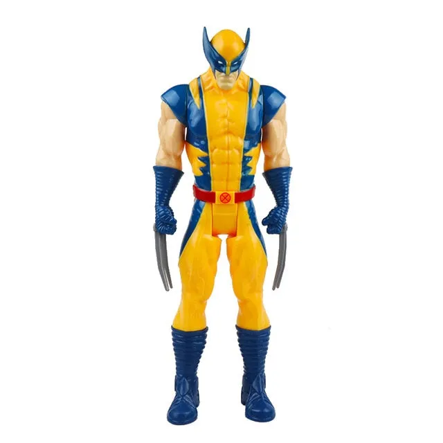 30cm Marvel Avengers Black Panther,Captain America, Thor, Wolverine,Venom,Hulk ,Ant Man,Thanos Action Figure Toys For Children.
