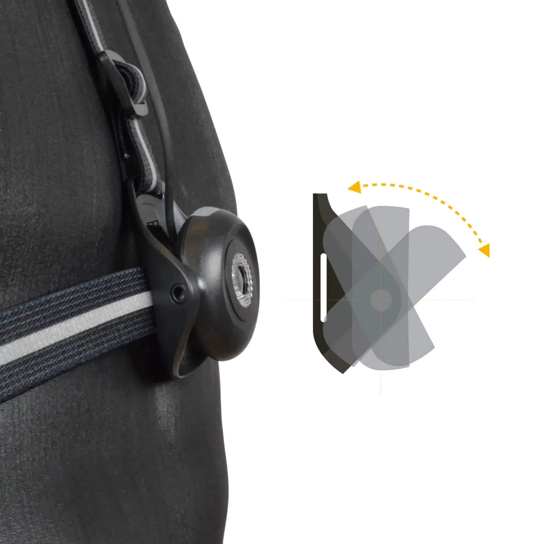 Adjustable High Viz Chest Light