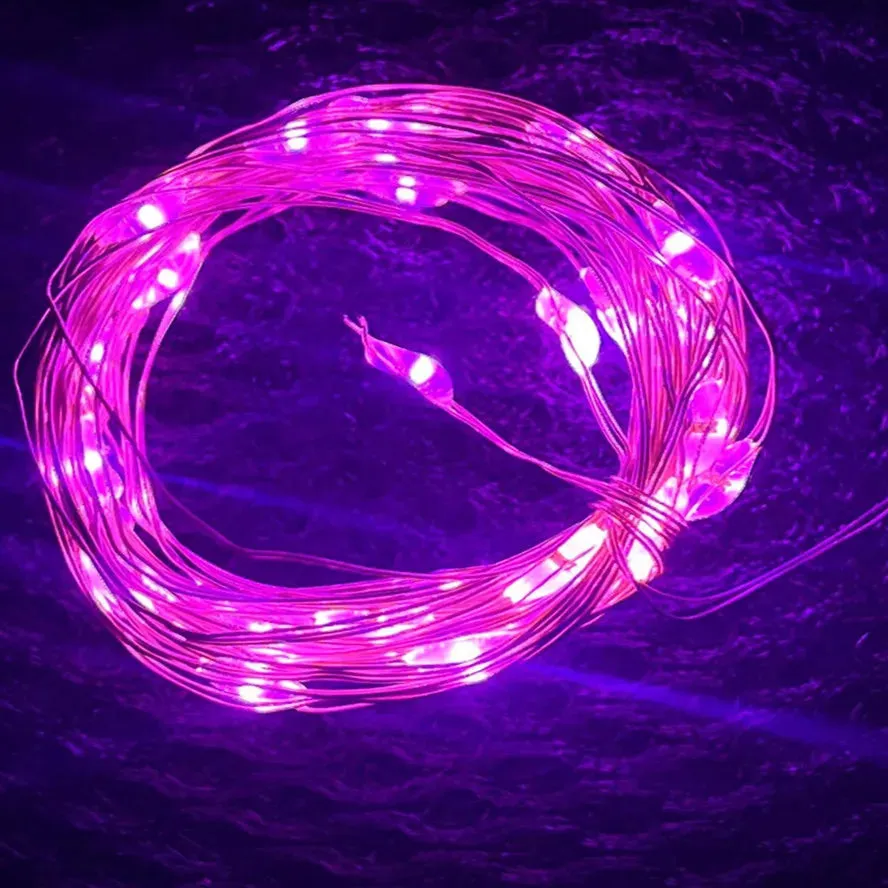 Aswesaw LED Wine Bottle Lights with Cork