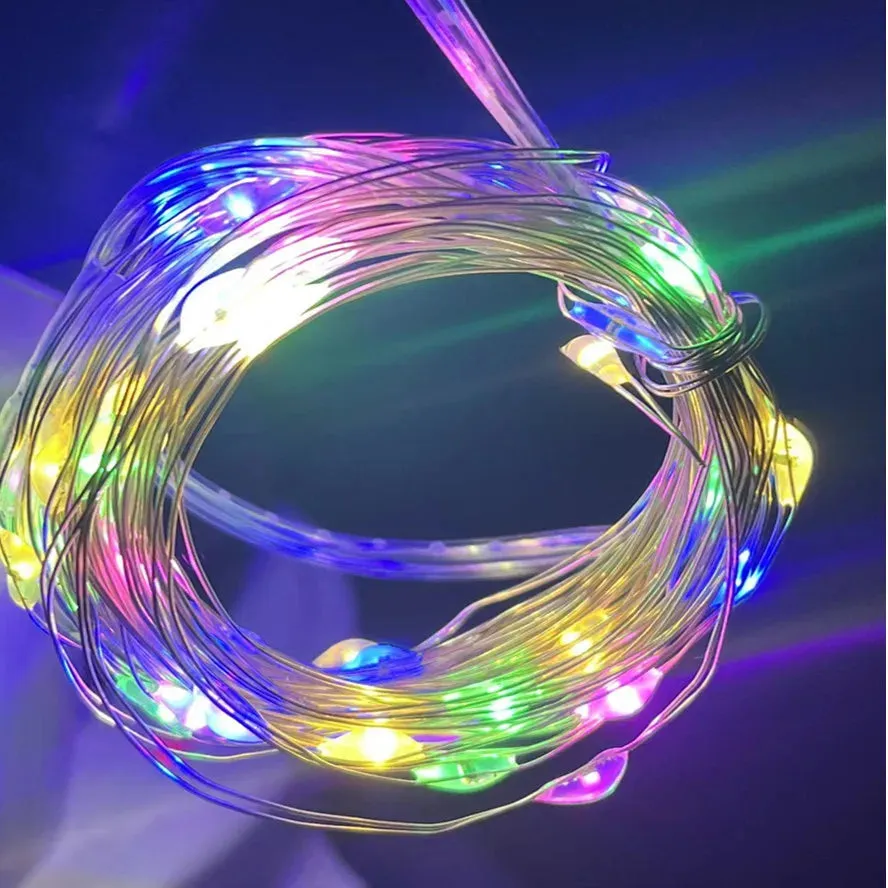 Aswesaw LED Wine Bottle Lights with Cork