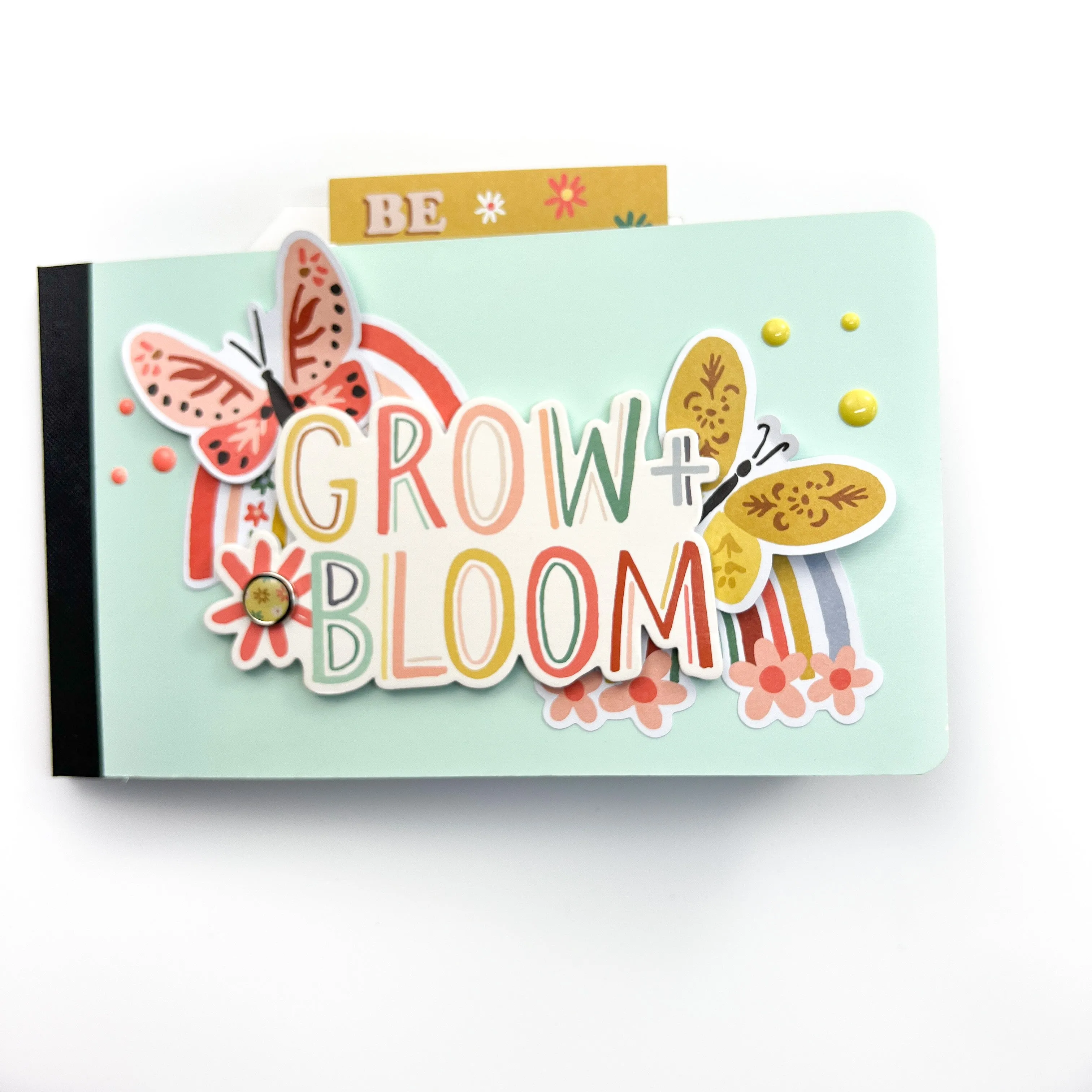 Boho Sunshine 4x6 Flipbook with Chipboard Cover