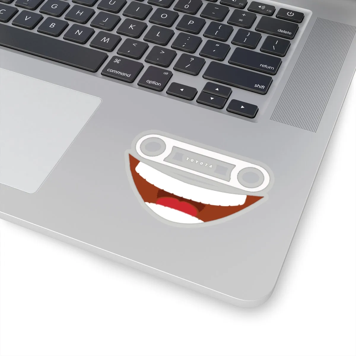 FJ40 Emoji Smile Decal Stickers Toyota Land Cruiser Gift for Car Guys by Reefmonkey