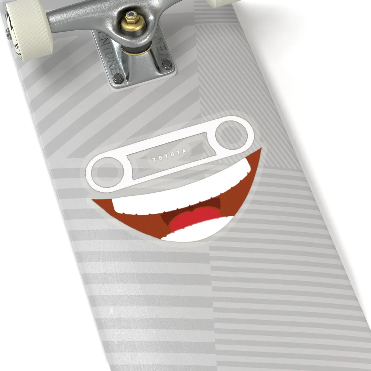 FJ40 Emoji Smile Decal Stickers Toyota Land Cruiser Gift for Car Guys by Reefmonkey