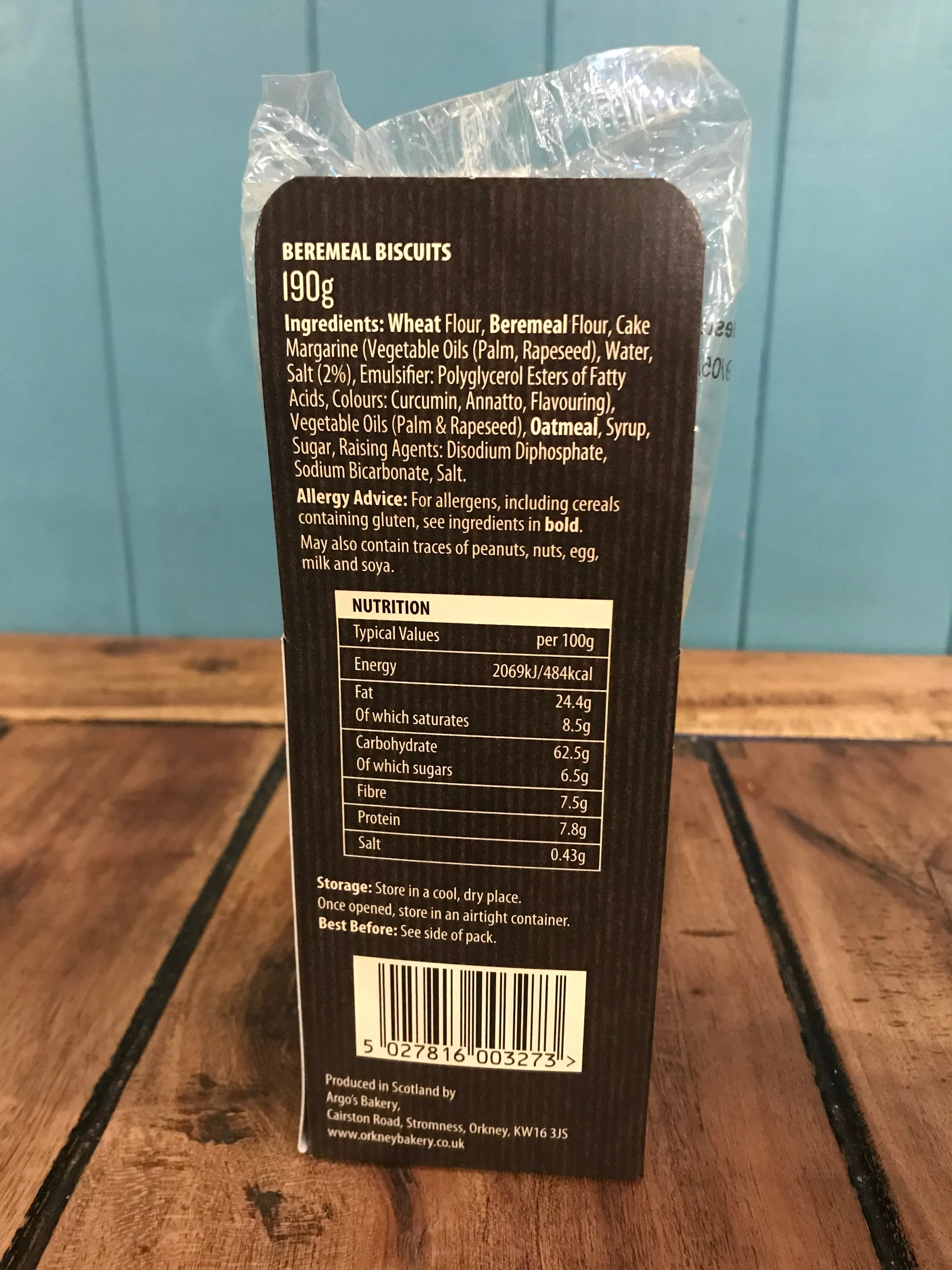 Orkney Beremeal Biscuits