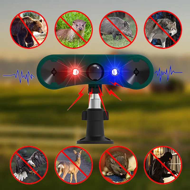 Solar Motion Sensor Outdoor Alarms for Repelling