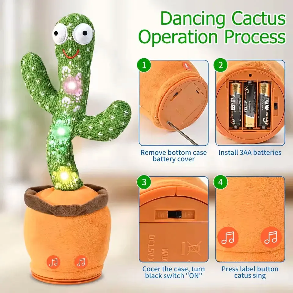Talking & Dancing Cactus Toy
